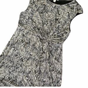 Dana Buchman Faux Wrap Animal Print Dress NWOT